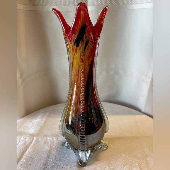 Hand Blown Glass Vase